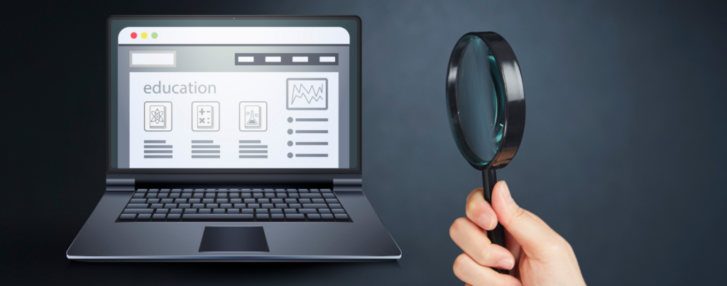 Cette image montre un utilisateur accÃ©dant Ã  un module e-learning Ã  l'aide d'un lecteur d'Ã©cran, soulignant l'importance de rendre les contenus Ã©ducatifs accessibles aux personnes malvoyantes. L'accessibilitÃ© des formations en ligne est cruciale pour garantir une expÃ©rience d'apprentissage inclusive et Ã©galitaire.